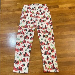 Burt's Bees Men's Holiday Tree PajamaPants - Size Large